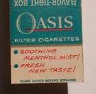 1940s Advertising King Sano Cigarettes Matchbook MB  