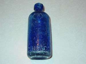 Unearthed Cobalt Blue Blob Top Bottle Circa 1850s  