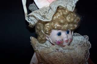 Beautiful Brinn 1988 Porcelain Clown Doll 21 1/2  