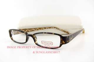 Brand New COACH Eyeglasses Frames 625 AVERY TORTOISE 48  