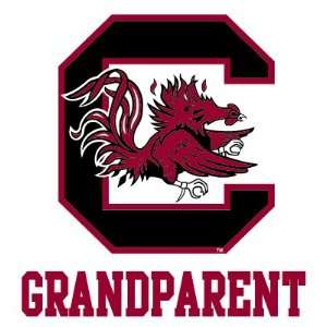   CAROLINA GAMECOCKS GRANDPARENT clear vinyl decal car truck USC Sticker