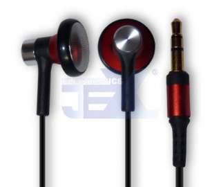 High Quality Red & Silver Earphones/earbuds Ipod   