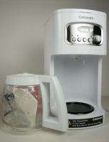 CUISINART 12 CUP COFFEEMAKER WHITE DC 1100  