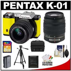  Pentax K 01 Digital SLR Camera Body with DA L 18 55mm and 50 