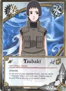 3X N 336 PARALLEL FOIL Tsubaki U Naruto Card  