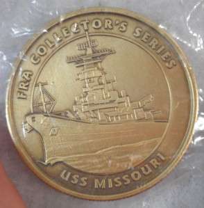 FRA COLLECTORS SERIES USS MISSOURI CHALLENGE COIN *MINT  
