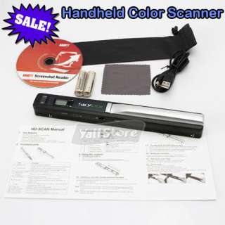   PS 4100 Handheld A4 Resolution 300x600 Dpi Portable Color Scanner Fast