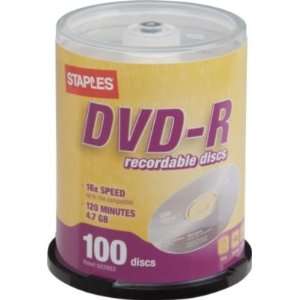   Dvd r 4.7gb 120 Minutes 16x Speed 100 Recordable Disc Electronics