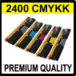 5pk CMYK Toner Cartridge Fits Konica Minolta QMS 2400W 2430DL 2450 