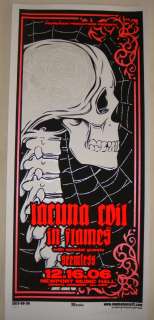 2006 Lacuna Coil & In Flames Silkscreen Concert Poster  
