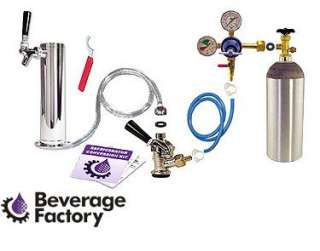   Tower Kegerator Conversion Kit with 5 lb. Co2 Tank EBSTCK 5T   On 