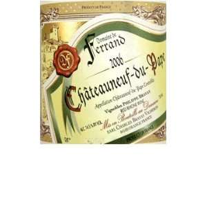  2006 Ferrand Chateauneuf du Pape 750ml Grocery & Gourmet 
