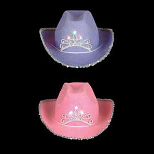 CHILD BLINKING TIARA COWBOY HAT *¨* COWGIRL PARTY  