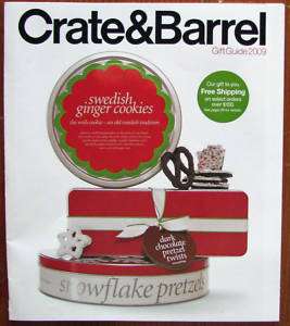 Crate & Barrel Catalog 2009 Holiday Gift Guide  
