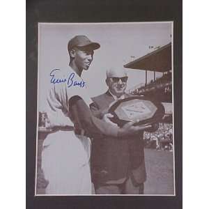 Ernie Banks Chicago Cubs Receiving The 1957 Most Valuable Player Award 