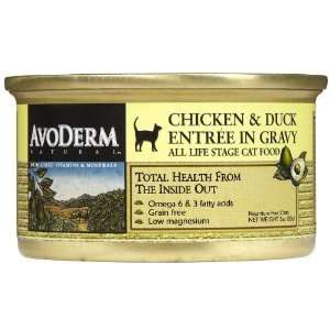  AvoDerm Natural Chicken & Duck Entree in Gravy Cat Food 