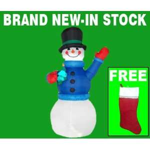 com Christmas Inflatable Decorations   7 ft. Airblown Snowman Outdoor 