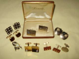 Huge Estate jewelry lot 130+ earring necklace signed stones cufflinks 
