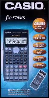   fx 570MS Scientific Engineering Calculator + Cover FX570MS  