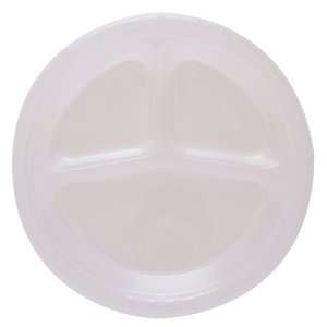 Lets Party By Creative Converting Clear Plastic Divided Dinner Plates