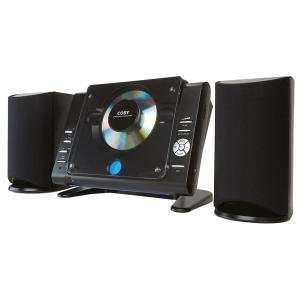 COBY CXCD377BLK SLIM MICRO CD PLAYER WITH AM/FM TUNER 
