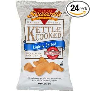 Kettle Cooked Potato Chips Lightly Salted Kettle Cooked, 2 Ounce (Pack 