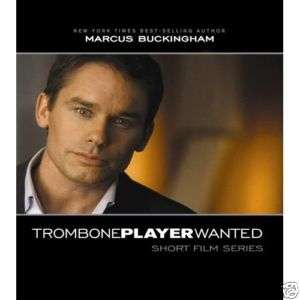 Trombone Player Wanted 2 Disc DVD Marcus Buckingham  