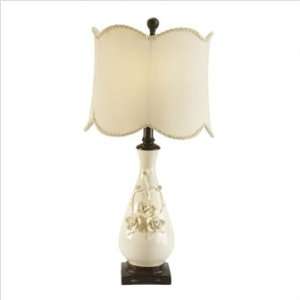   13 Capo Old World Design Table Lamp in Crackle Glaze