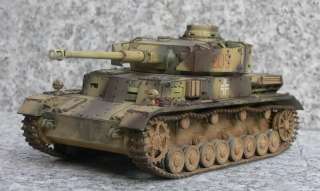 Built & Painted 1/35 WWII German Tank IV  