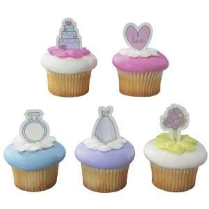 Wedding Icons Cupcake Toppers   24 Picks   Eligible for  Prime