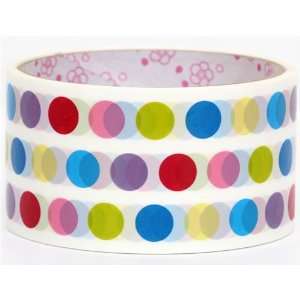  cute big colourful polka dots Deco Tape kawaii Toys 