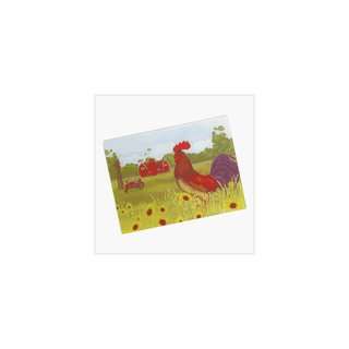  COUNTRY ROOSTER CUTTING BOARD