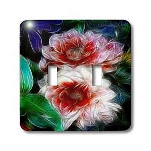 SmudgeArt Fractalius Flower Designs   Dahlia Flowers   Light Switch 