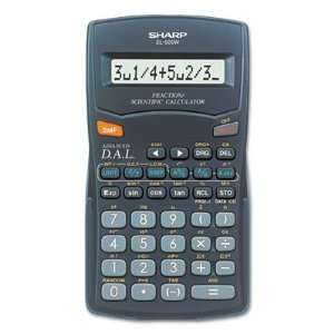    Sharp EL 500WBBK Fraction Calculator SHREL500WBBK Electronics