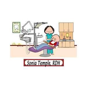  Personalized Dental Hygienist Cartoon Picture Gift