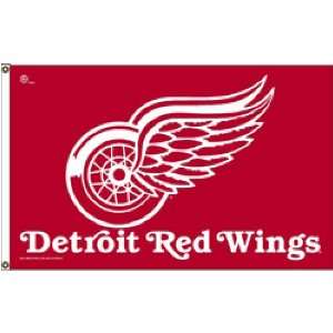  Detroit Red Wings NHL 3x5 Banner Flag by Rico Industries (Red 