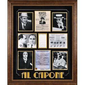 Al Capone 5 Photograph Framed Collectible