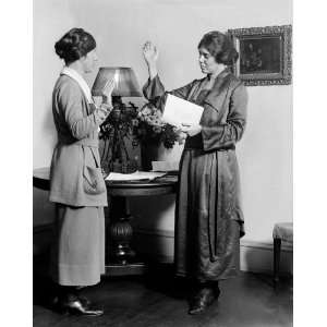 Alice Paul and Catherine Flanagan, American Suffragists   c. 1920   16 
