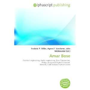  Amar Bose (9786134263351) Books