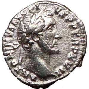ANTONINUS PIUS 151AD Silver Authent Roman Coin ANNONA