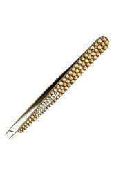 TWEEZERMAN Swarovski Crystal Gold Slant Tweezers $100.00