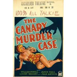  The Canary Murder Case (1929) 27 x 40 Movie Poster Style B 
