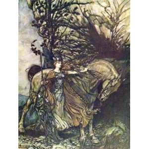 FRAMED oil paintings   Arthur Rackham   24 x 32 inches   The ring of 