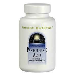   Pantothenic Acid 100 Tabs 100 Mg (Vitamin B5)