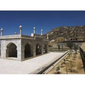  White Marble Mosque Built by Shah Jahan, Gardens of Babur 