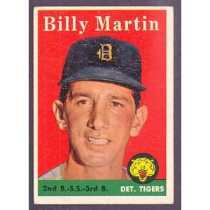  1958 Topps #271 Billy Martin Tigers (EX) *251419 Sports 
