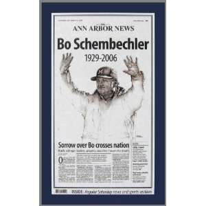  Bo Schembechler 1929 2006 Laminated Plaque Sports 