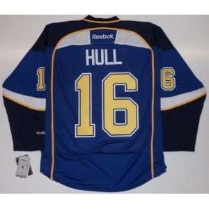 Brett Hull St. Louis Blues Reebok Premier Jersey W/ Retirement Patch 
