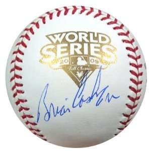 Brian Cashman Autographed/Hand Signed 2009 World Series Baseball NY 