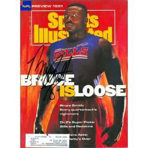 Bruce Smith Autographed / Signed Sports Illustrated Magazine September 